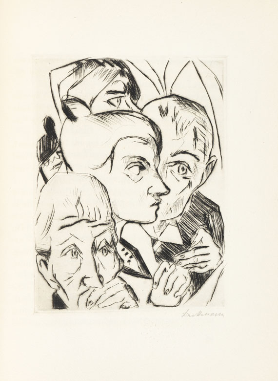 Max Beckmann - Edschmid, Die Fürstin.