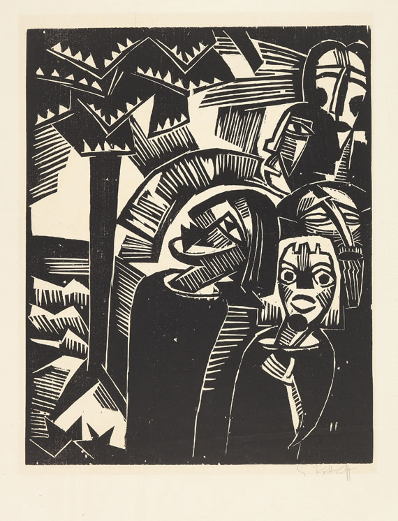 Karl Schmidt-Rottluff - 10 Bll. Holzschnitte - Altre immagini