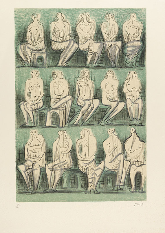 Henry Moore - Seated figures