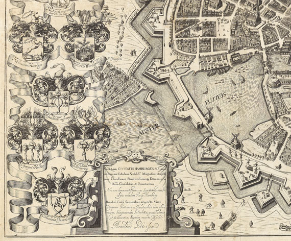   - 1 Bl. Hamburgum ... Novam hanc civitatis Hamburgensis (Arent Pietersen), 1644 - Altre immagini