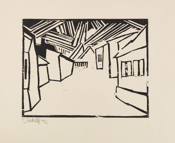 Schmidt-Rottluff - Straße in Sonne