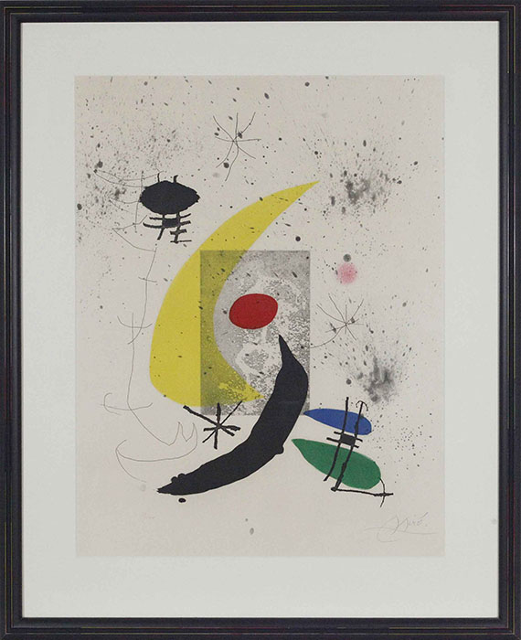 Joan Miró - Pour Paul Éluard - Cornice