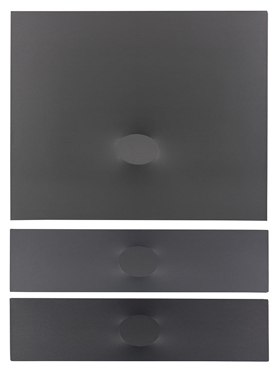 Turi Simeti - Un ovale grigio (2-teilig) - Altre immagini