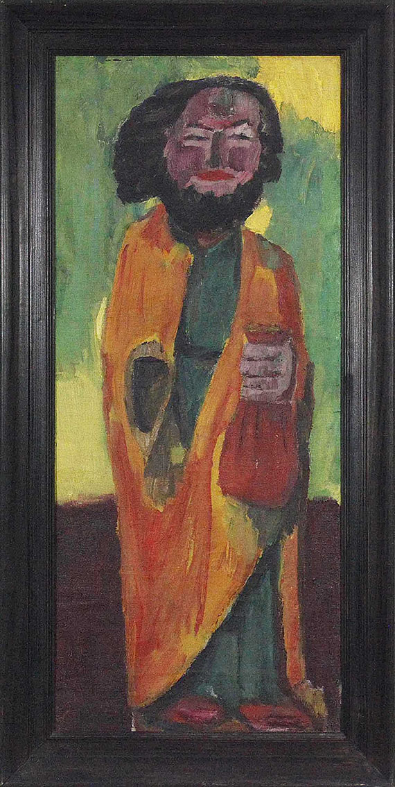 Emil Nolde - Holzfigur (Judas) - Cornice