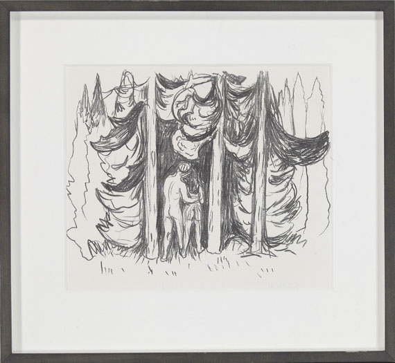 Edvard Munch - Skogen (Der Wald) - Cornice