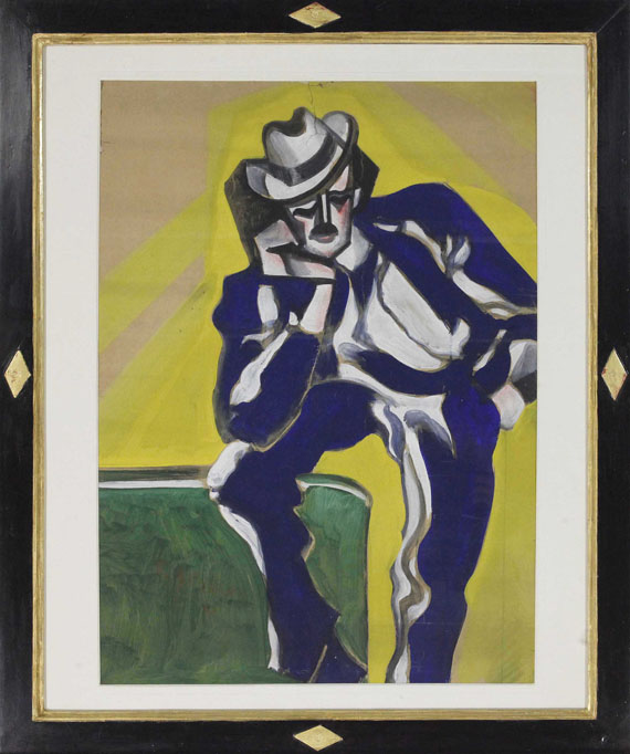 Hugo Scheiber - Porträt - Cornice