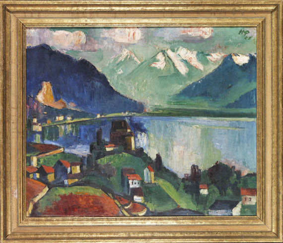 Hermann Max Pechstein - Am Genfer See - Cornice