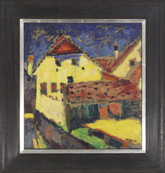 Alexej von Jawlensky - Gelbe Häuser - Cornice