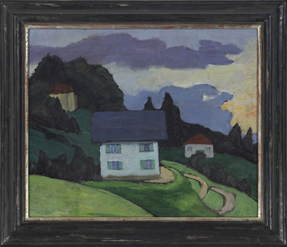 Gabriele Münter - Haus am Hang - Cornice