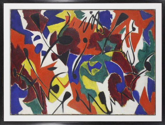 Ernst Wilhelm Nay - Purpurmelodie - Cornice