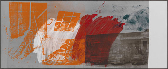 Robert Rauschenberg - County Sweep (Galvanic Suite) - Cornice