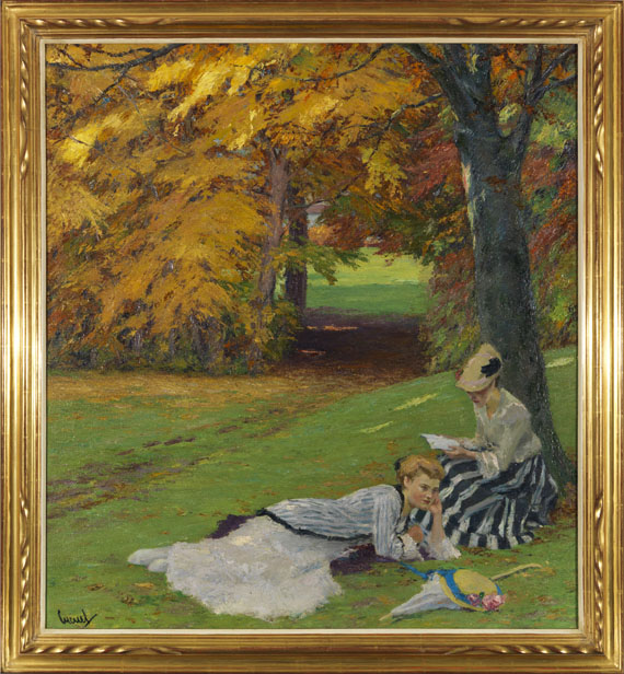 Edward Cucuel - Schöner Herbstnachmittag - Cornice