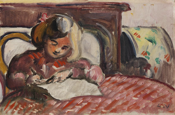 Louis Valtat - Enfant écrivant