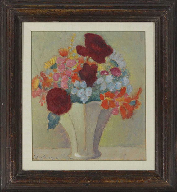 Alexej von Jawlensky - Grosses Stillleben: Helles Bouquet - Cornice