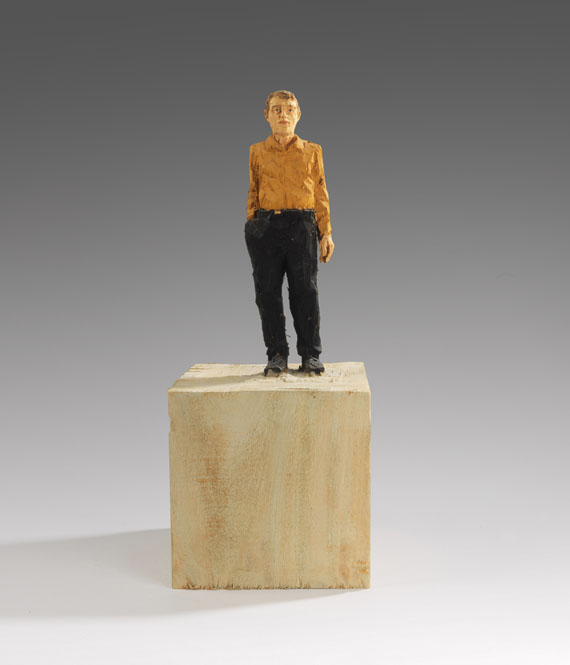 Stephan Balkenhol - Mann mit braunem Hemd - Altre immagini