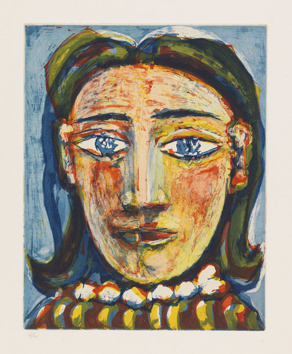 Picasso - Tête de femme No 1. Portrait de Dora Maar