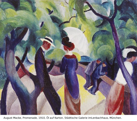 August Macke - Begrüssung (Thunersee)