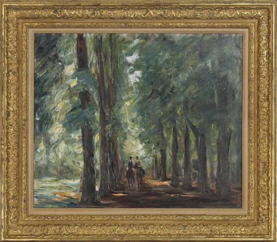 Max Liebermann - Zwei Reiter in der Allee bei Sakrow - Cornice