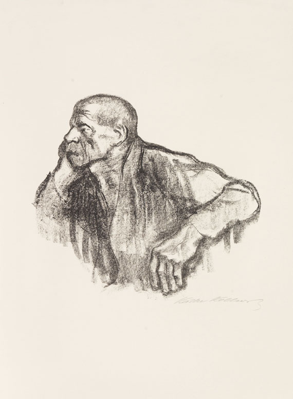 Kollwitz - Sitzender Arbeiter