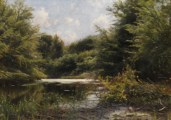 Peder (Peder Mørk Mønsted) Mönsted - Spätsommer am Waldteich