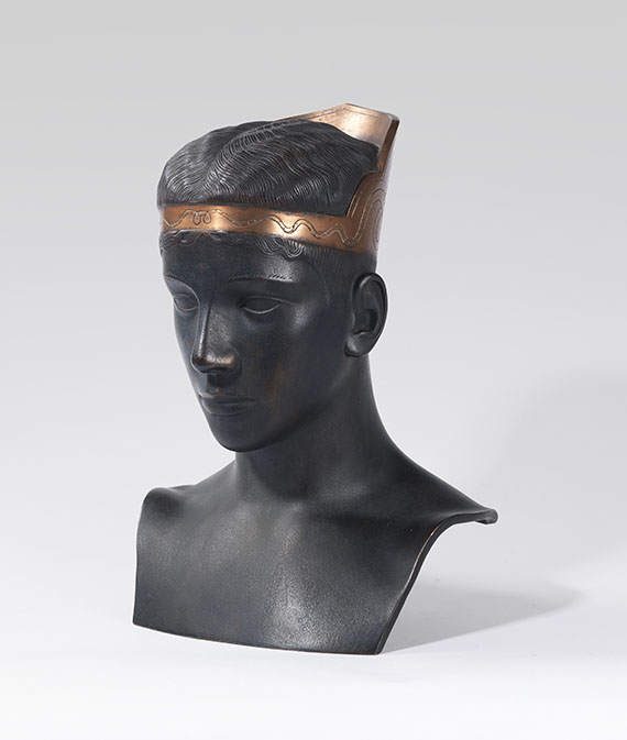 Sascha Schneider - Jünglingsbüste mit ägyptischer Kopfbedeckung - Altre immagini
