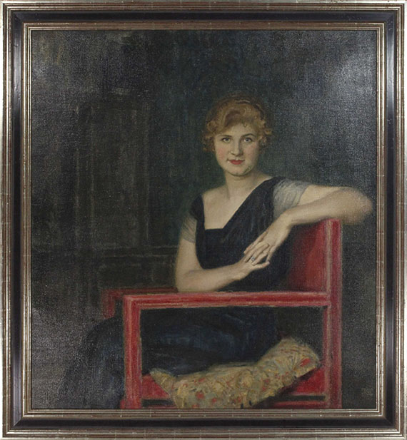 Franz von Stuck - Bildnis einer Dame - Cornice