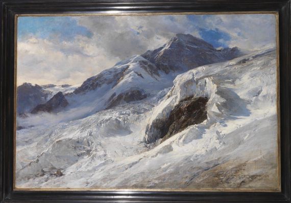 Edward Theodore Compton - Lyskamm (Monte-Rosa) - Cornice