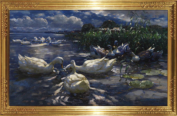 Alexander Koester - Enten, Reichenau - Cornice