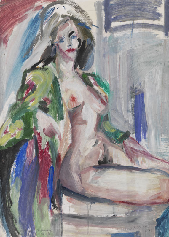 Rainer Fetting - Aktmodell