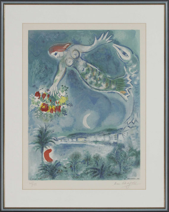 Marc Chagall - Die Sirene und der Fisch - Cornice
