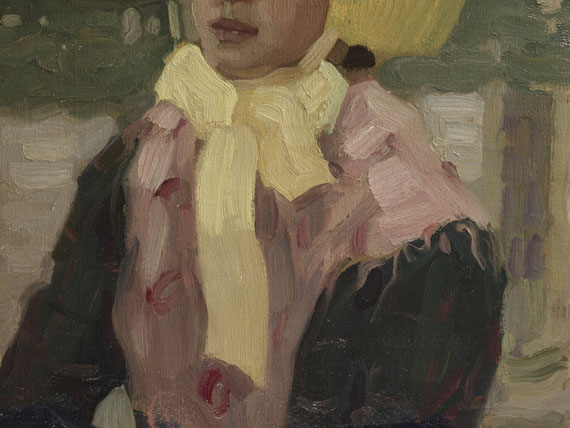 Leo Putz - Porträt Veronika Kirmaier im Schleissheimer Garten - Altre immagini