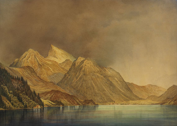 Franz Lenk - Fuschlsee bei Gewitter