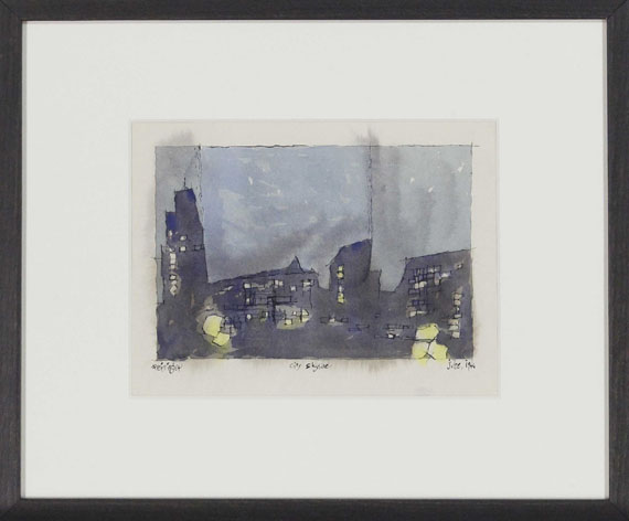 Lyonel Feininger - City Skyline - Cornice