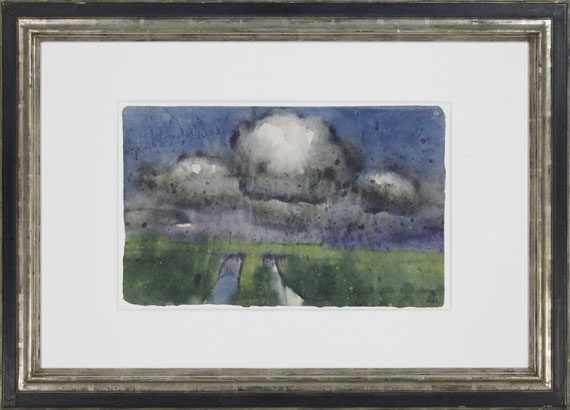 Emil Nolde - Sommerwolken über der Marsch - Cornice