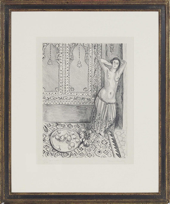 Henri Matisse - Odalisque debout au plateau de fruits - Cornice