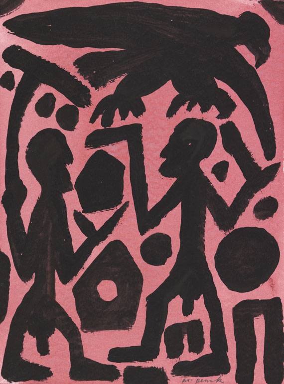 A. R. Penck (d.i. Ralf Winkler) - Ohne Titel