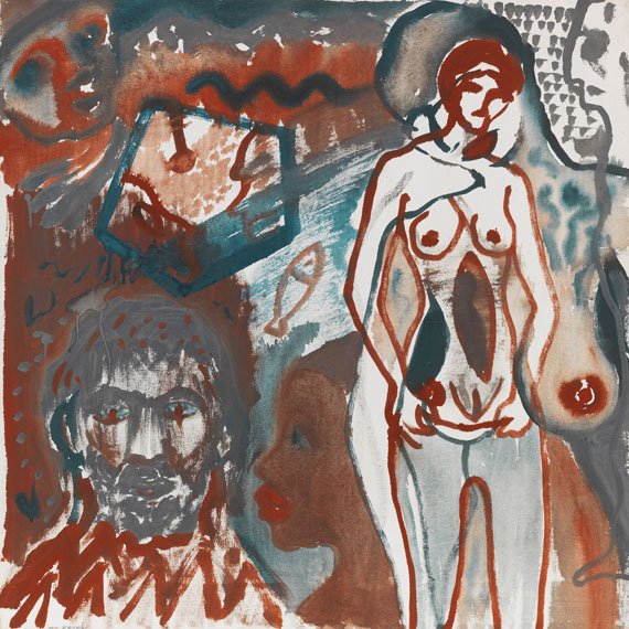 A. R. Penck (d.i. Ralf Winkler) - Ohne Titel