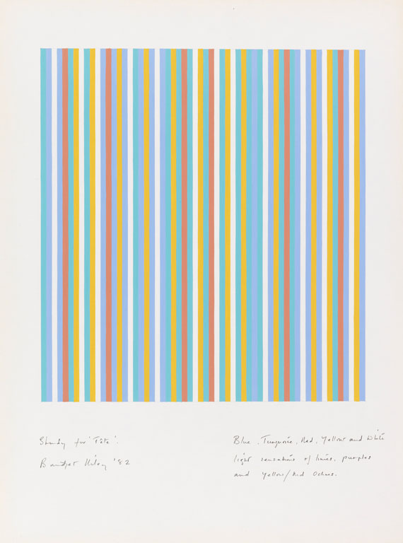 Bridget Riley - Study for Fête
