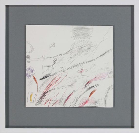 Cy Twombly - Untitled (Notes from a Tower) - Cornice