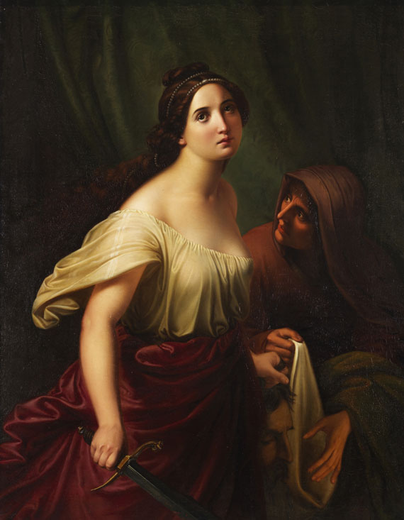 Adolf Gottlob Zimmermann - Judith mit dem Haupt des Holofernes