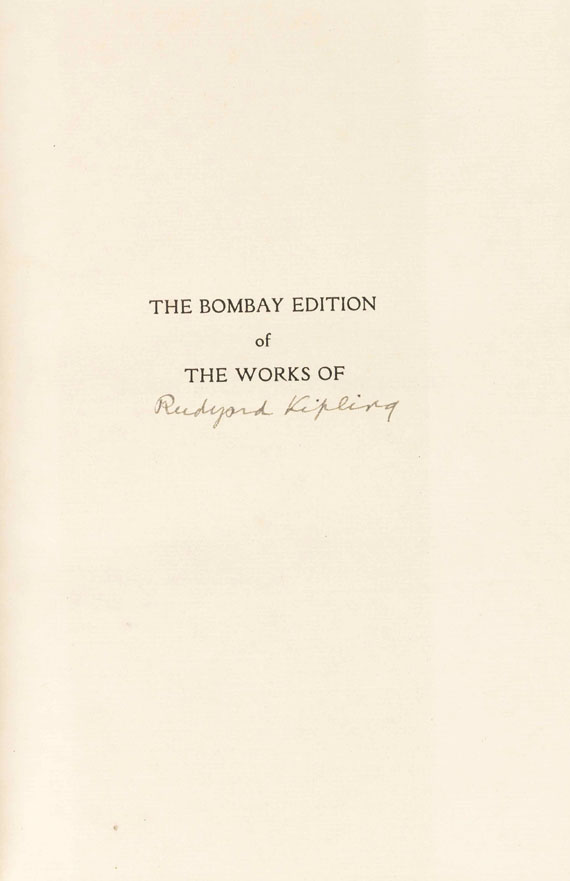 Rudyard Kipling - The Works. Bombay Edition. 31 Bände - Altre immagini