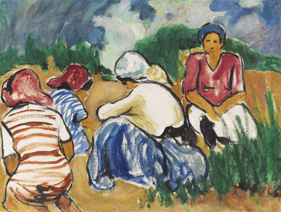 Arthur Segal - Frauen im Feld