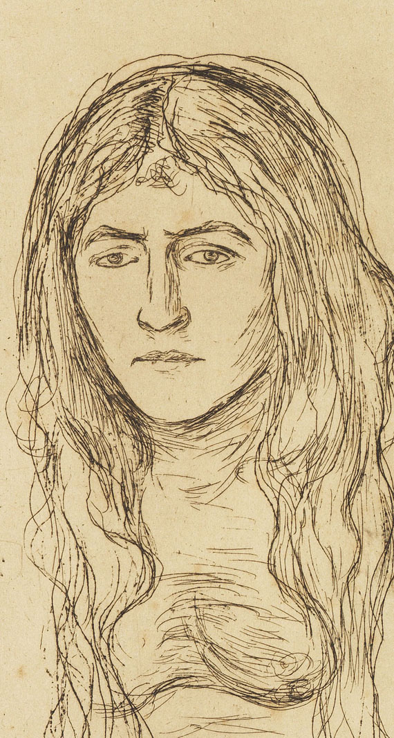 Edvard Munch - Weib mit langem Haar - Altre immagini