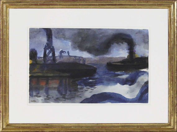 Emil Nolde - Hamburger Hafen - Cornice