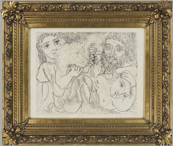 Pablo Picasso - Marie-Thérèse rêvant de métamorphoses - Cornice