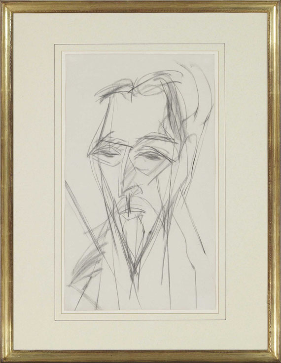 Ernst Ludwig Kirchner - Bildnis Botho Graef - Cornice