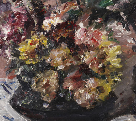 Lovis Corinth - Blumen im Bronzekübel