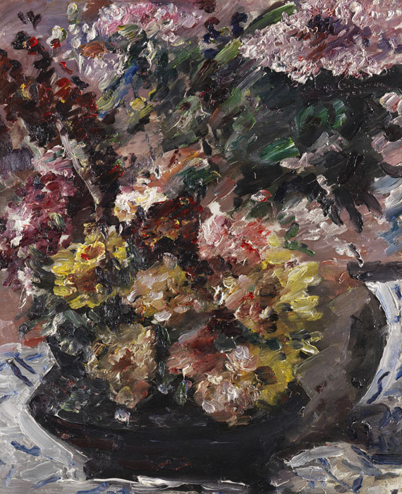 Lovis Corinth - Blumen im Bronzekübel