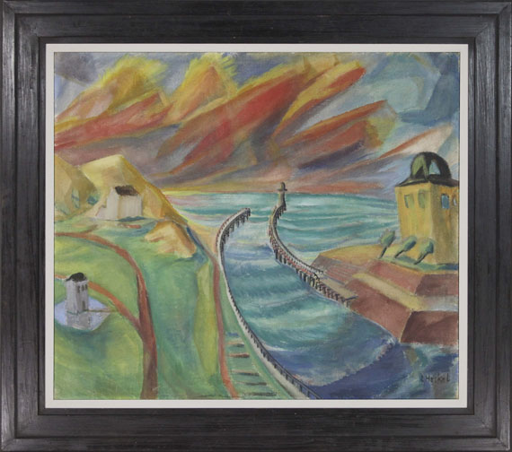 Erich Heckel - Hafeneinfahrt - Cornice