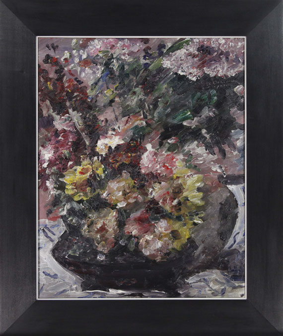 Lovis Corinth - Blumen im Bronzekübel - Cornice